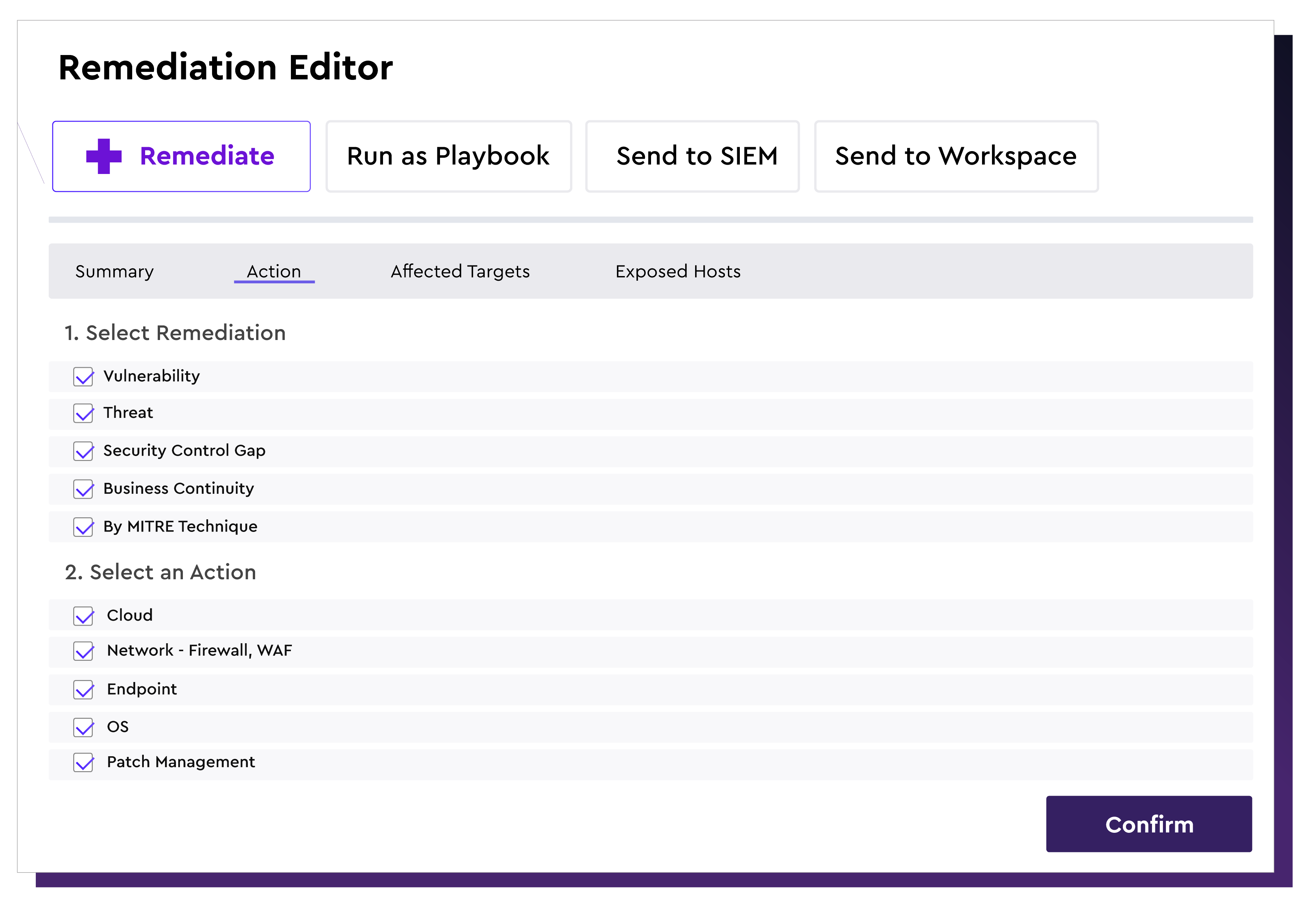 Exposure remediation